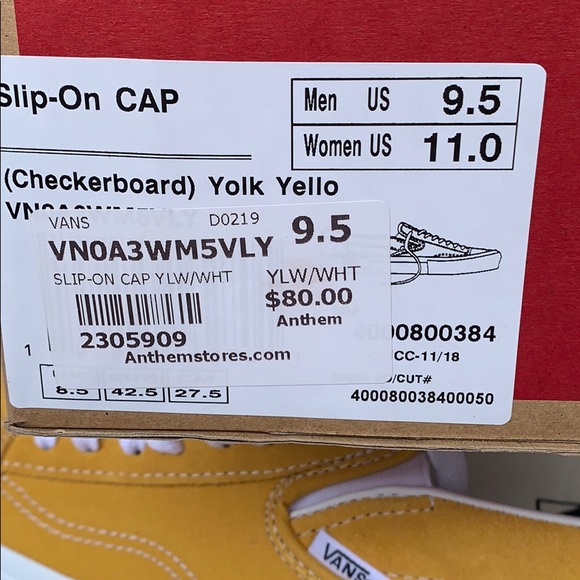 Women’s Vans Slip -on cap (no box) - Picture 7 of 8